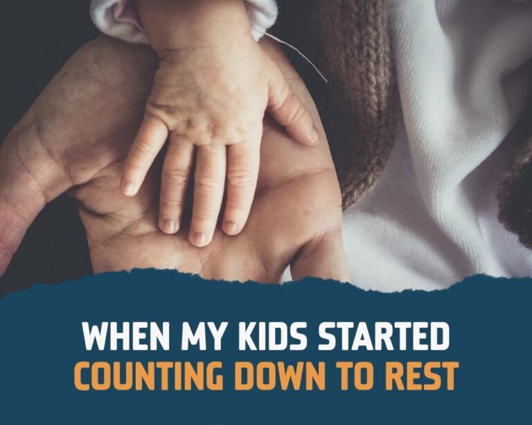 When My Kids Started Counting Down to Rest